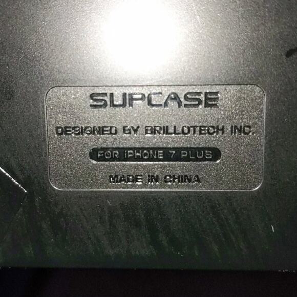 Supcase Unicorn Beetle iPhone 7 Plus Phone Black Case Cover - Picture 6 of 7